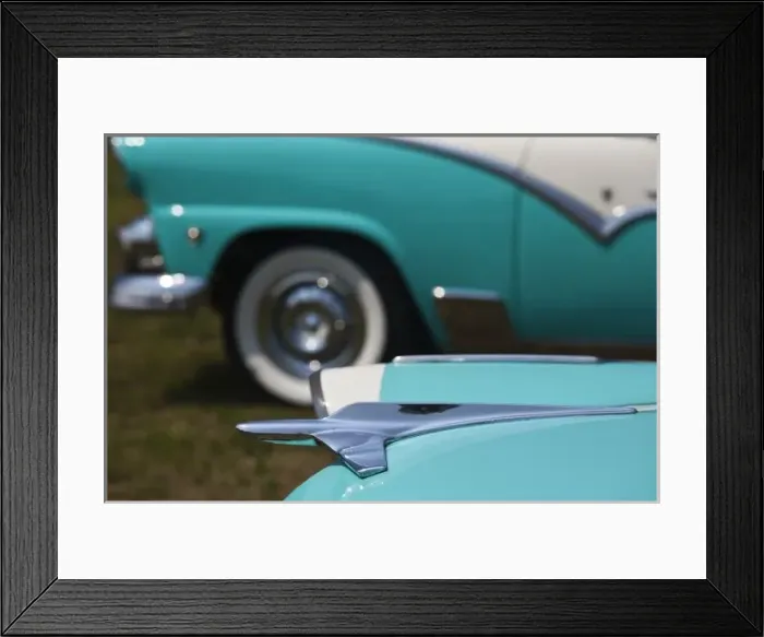 Framed Print : USA, Massachusetts, Gloucester. 1950s-era Ford cars at an antique car show Framed Print : USA, Massachusetts, Gloucester. 1950s-era Ford cars at an antique car show