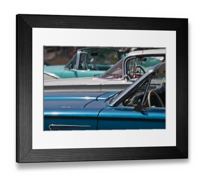 Framed Print : USA, Massachusetts, Gloucester. Antique car show