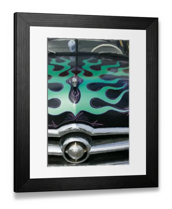 Framed Print : ABC Islands, ARUBA, Oranjestad: 1950s Hot Rod Car Framed Print : ABC Islands, ARUBA, Oranjestad: 1950s Hot Rod Car