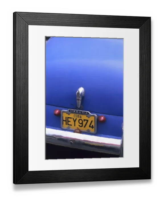 Framed Print : Colorful Close-ups of Classic 1950s Autos Old Havana Cuba Framed Print : Colorful Close-ups of Classic 1950s Autos Old Havana Cuba
