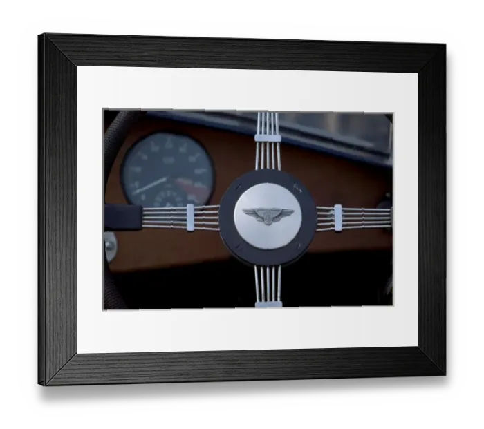 Framed Print : antique jaguar