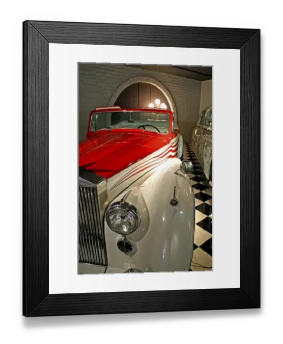 Framed Print : Car collection in The Liberace Foundation and Museum Las Vegas Nevada Framed Print : Car collection in The Liberace Foundation and Museum Las Vegas Nevada