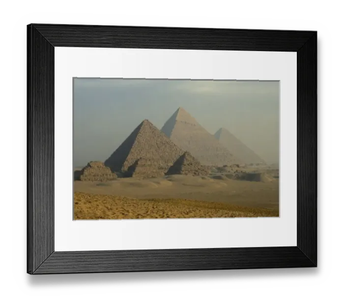 Framed Print : Egypt, Giza, Giza Pyramids Complex, Giza Plateau Desert Framed Print : Egypt, Giza, Giza Pyramids Complex, Giza Plateau Desert