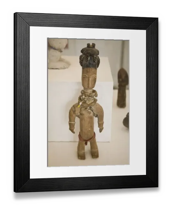 Framed Print : Africa, West Africa, Ghana, Accra. Carved female figure in National Museum of Ghana Framed Print : Africa, West Africa, Ghana, Accra. Carved female figure in National Museum of Ghana