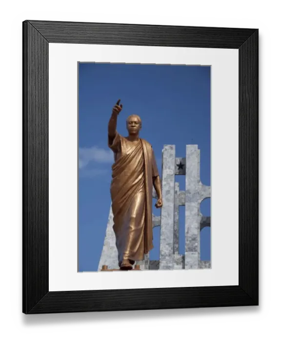 Framed Print : Africa, Ghana, Accra. Nkrumah Mausoleum, final resting place of Kwame Nkrumah, Ghana s