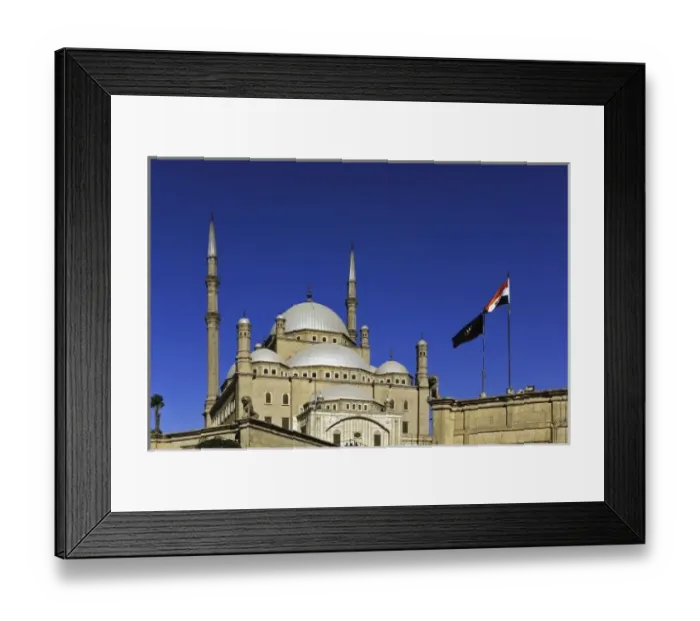 Framed Print : The Mosque of Muhammad Ali at the Citadel, also known as the Alabaster Mosque. Is