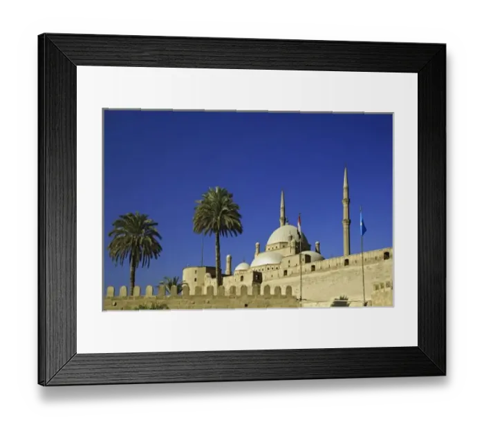 Framed Print : The Mosque of Muhammad Ali at the Citadel, also known as the Alabaster Mosque. Is Framed Print : The Mosque of Muhammad Ali at the Citadel, also known as the Alabaster Mosque. Is