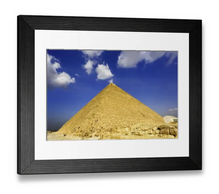 Framed Print : The Great Pyramid of Giza, built for the Fourth dynasty Egyptian pharaoh, Khufu or Cheops Framed Print : The Great Pyramid of Giza, built for the Fourth dynasty Egyptian pharaoh, Khufu or Cheops