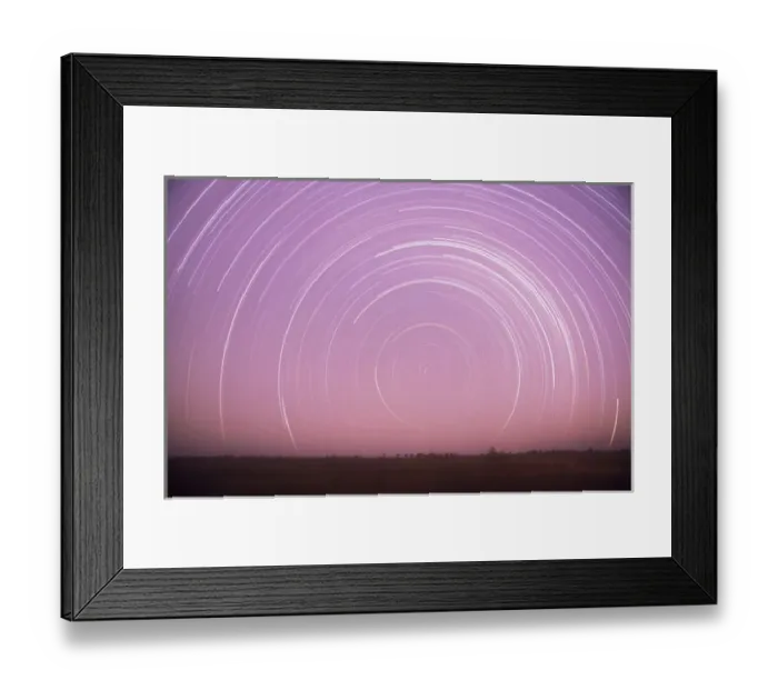 Framed Print : Africa, Botswana, Linyanti Swamps. Star trails Framed Print : Africa, Botswana, Linyanti Swamps. Star trails