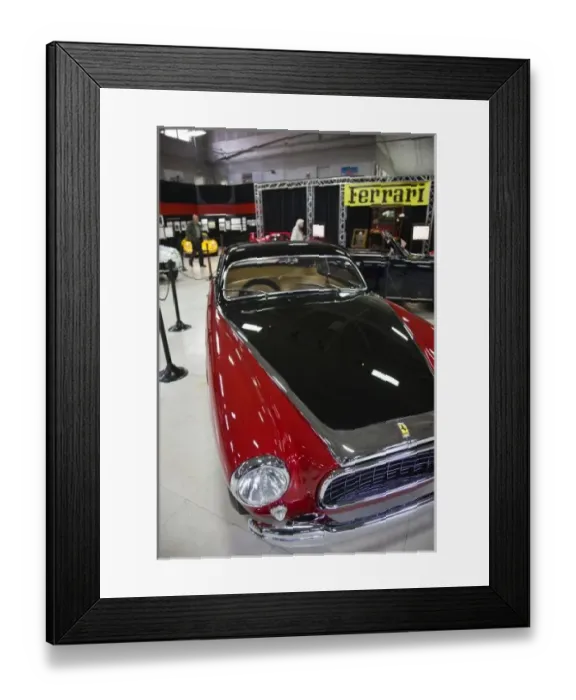 Framed Print : USA, California, San Diego. Balboa Park, San Diego Automotive Museum, vintage Ferrari exhibit Framed Print : USA, California, San Diego. Balboa Park, San Diego Automotive Museum, vintage Ferrari exhibit