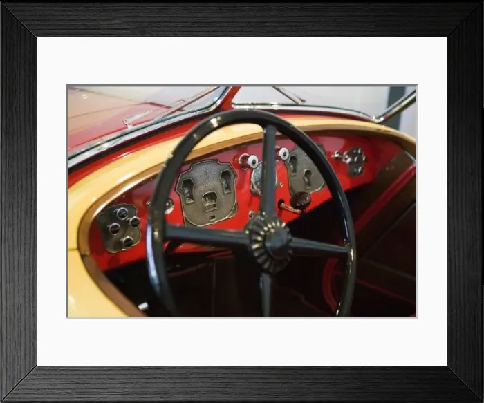Framed Print : USA, Indiana, Auburn: Auburn, Cord, Duesenberg Car Museum, interior 1929 Cord Framed Print : USA, Indiana, Auburn: Auburn, Cord, Duesenberg Car Museum, interior 1929 Cord
