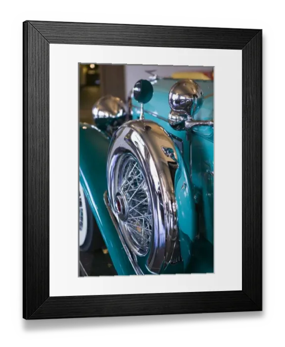 Framed Print : USA, Indiana, Auburn: Auburn, Cord, Duesenberg Car Museum