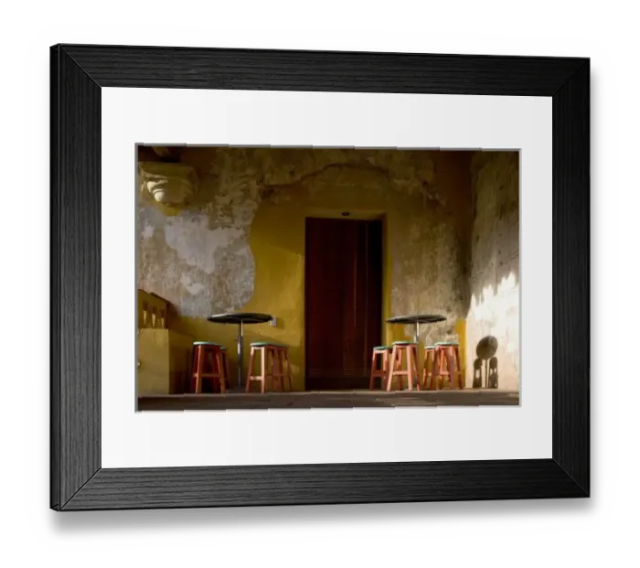 Framed Print : Mexico, Oaxaca, Afternoon sun lights balcony of Roof Top Cafe near the Iglesia de Santo Domingo Framed Print : Mexico, Oaxaca, Afternoon sun lights balcony of Roof Top Cafe near the Iglesia de Santo Domingo