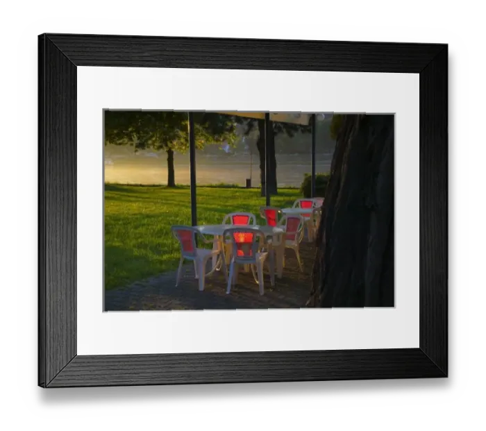Framed Print : Dining table Framed Print : Dining table