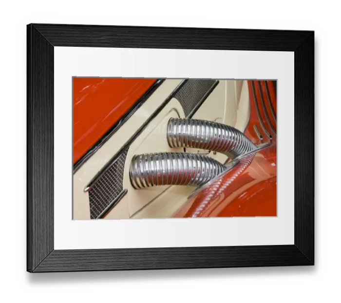 Framed Print : WA, Seattle, classic German automobile