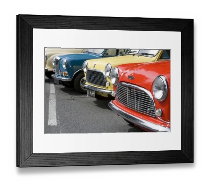 Framed Print : WA, Seattle, classic British automobile Framed Print : WA, Seattle, classic British automobile
