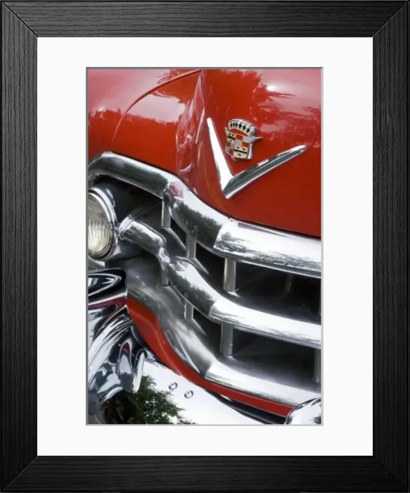 Framed Print : WA, Seattle, classic American automobile