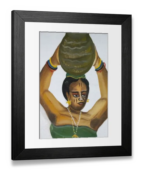 Framed Print : Voodoo cult villager Framed Print : Voodoo cult villager