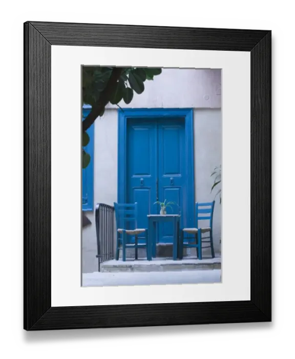 Framed Print : GREECE, CRETE, Hania Province, Hania: Venetian Quarter, Blue Door Framed Print : GREECE, CRETE, Hania Province, Hania: Venetian Quarter, Blue Door
