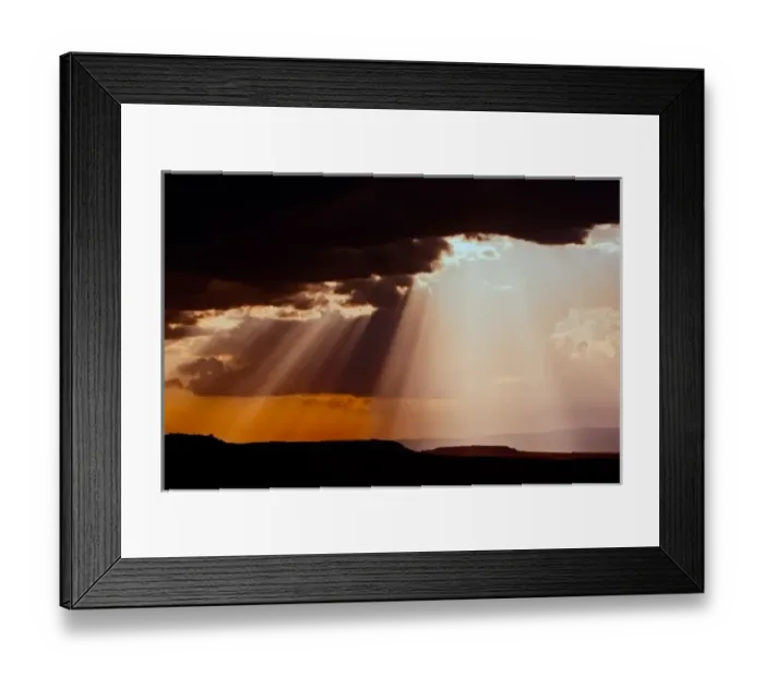 Framed Print : Sun setting on the Masai Mara
