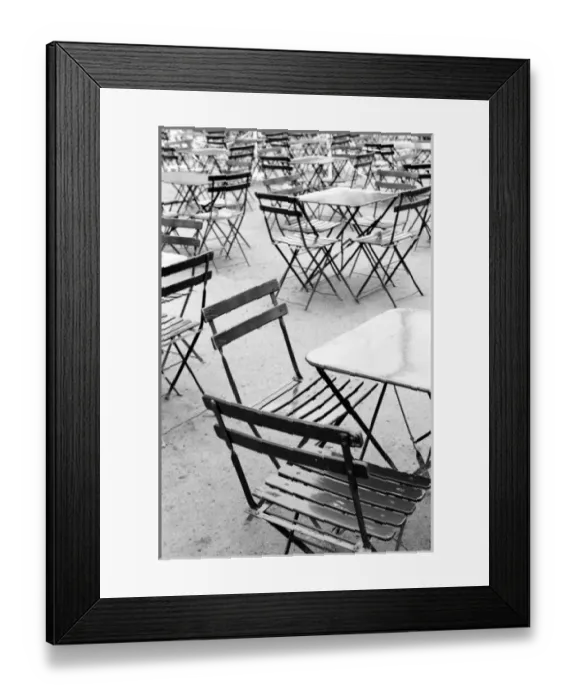 Framed Print : Europe, France, Paris. Chairs, Jardin du Luxembourg Framed Print : Europe, France, Paris. Chairs, Jardin du Luxembourg