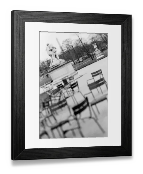 Framed Print : Europe, France, Paris. Chairs, Jardin du Luxembourg Framed Print : Europe, France, Paris. Chairs, Jardin du Luxembourg