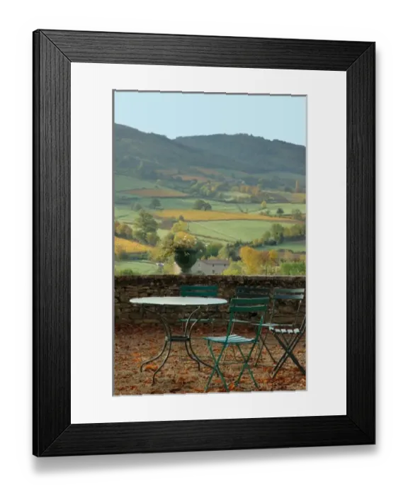 Framed Print : France, Burgundy Framed Print : France, Burgundy