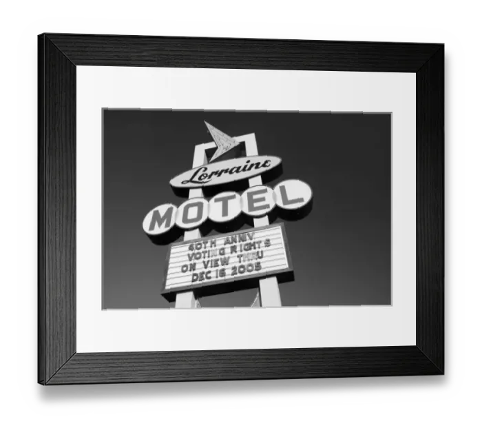 Framed Print : USA, Tennessee, Memphis, National Civil Rights Museum, Lorraine Motel Site of