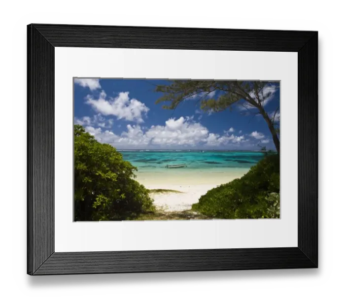 Framed Print : Mauritius, Eastern Mauritius, Belle Mare, East Coast beachfront Framed Print : Mauritius, Eastern Mauritius, Belle Mare, East Coast beachfront