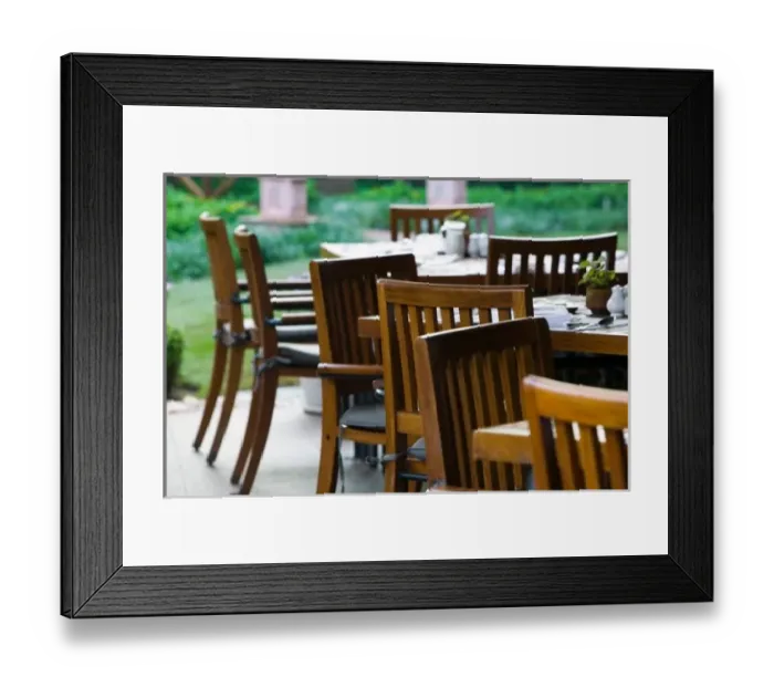 Framed Print : INDIA, Karnataka, Bangalore: Leela Palace Hotel. Cafe Table Detail Framed Print : INDIA, Karnataka, Bangalore: Leela Palace Hotel. Cafe Table Detail