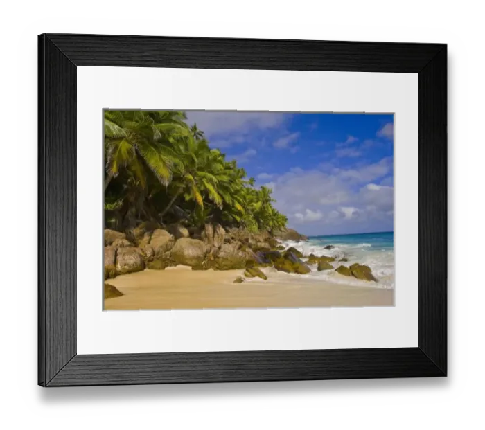 Framed Print : Anse Victorin Beach Framed Print : Anse Victorin Beach