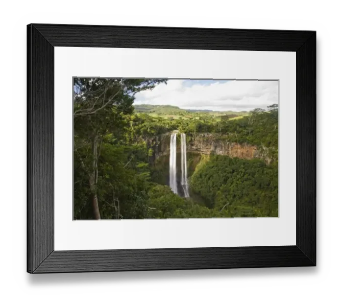 Framed Print : Chamarel Waterfall-highest Framed Print : Chamarel Waterfall-highest