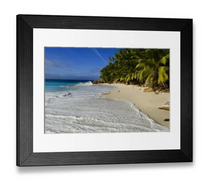 Framed Print : Anse Victorin Beach Framed Print : Anse Victorin Beach