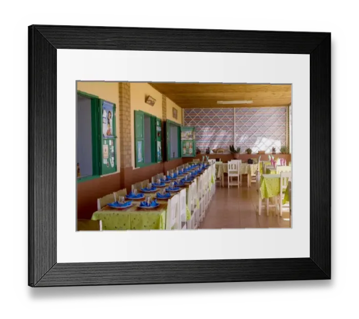 Framed Print : Indian Ocean, Madagascar. View of restaurant interior. Credit as: Joanne Williams Framed Print : Indian Ocean, Madagascar. View of restaurant interior. Credit as: Joanne Williams