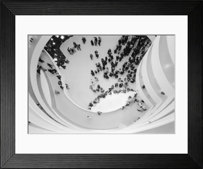 Framed Print : USA, New York, New York City: The Guggenheim Museum Gallery View of Entrance Framed Print : USA, New York, New York City: The Guggenheim Museum Gallery View of Entrance