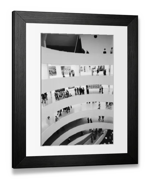 Framed Print : USA, New York, New York City: The Guggenheim Museum Crowded Gallery View Framed Print : USA, New York, New York City: The Guggenheim Museum Crowded Gallery View