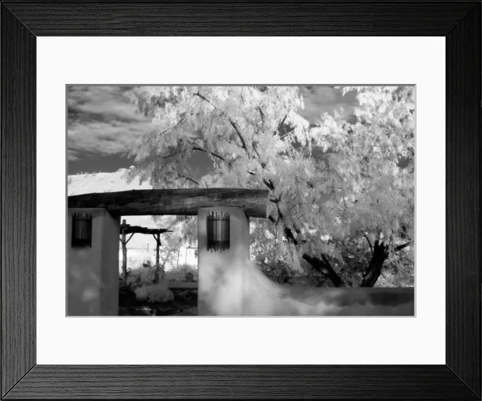 Framed Print : Typical adobe entryway, Ojo Caliente, New Mexico, USA Framed Print : Typical adobe entryway, Ojo Caliente, New Mexico, USA