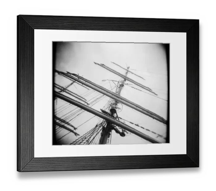 Framed Print : USA, Massachusetts, Boston. Masts of tall ship. Holga photo Framed Print : USA, Massachusetts, Boston. Masts of tall ship. Holga photo