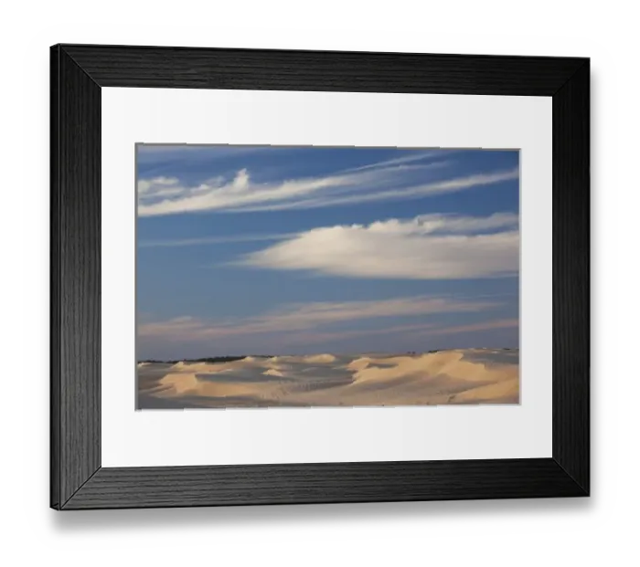 Framed Print : Tunisia, Sahara Desert, Douz, Great Dune, dusk