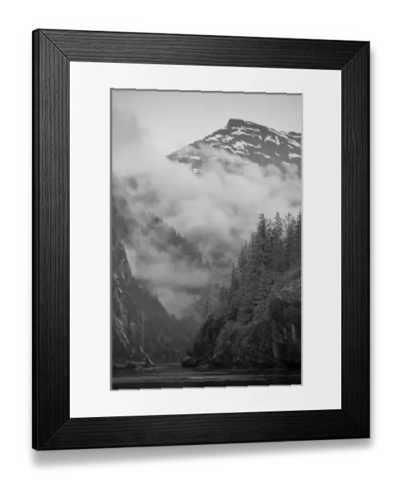 Framed Print : USA, Alaska, Juneau, Rainforest covers fjords in Fords Terror along Endicott Arm Framed Print : USA, Alaska, Juneau, Rainforest covers fjords in Fords Terror along Endicott Arm