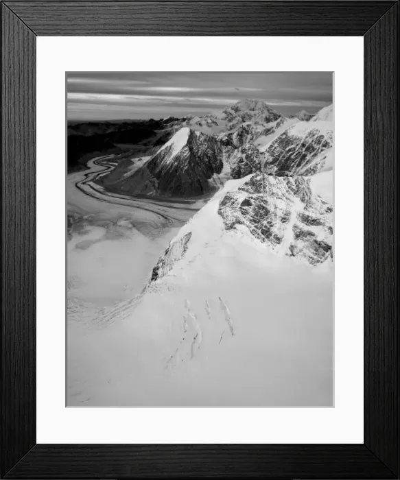 Framed Print : USA, Alaska, Denali National Park, Aerial view of Mount McKinley and Alaska Range peaks Framed Print : USA, Alaska, Denali National Park, Aerial view of Mount McKinley and Alaska Range peaks