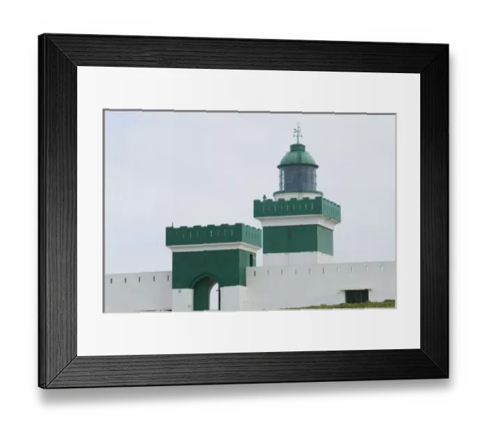 Framed Print : MOROCCO, Atlantic Coast, BEDDOUZA: Cap Beddouza Lighthouse