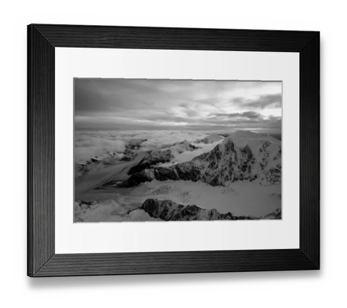 Framed Print : USA, Alaska, Denali National Park, Aerial view of Alaska Range peaks Framed Print : USA, Alaska, Denali National Park, Aerial view of Alaska Range peaks