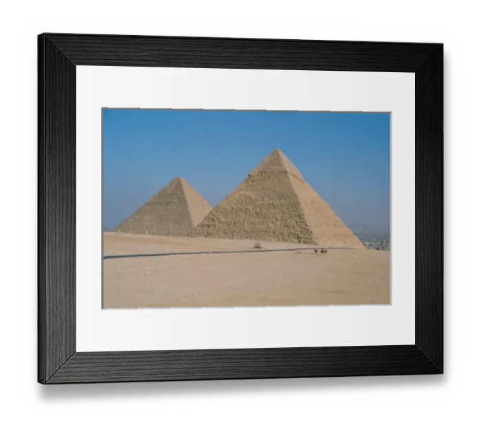 Framed Print : Africa - Egypt - Cairo - Great Pyramids of Giza, pyramid of Khufu (aka Cheops), Cairo Framed Print : Africa - Egypt - Cairo - Great Pyramids of Giza, pyramid of Khufu (aka Cheops), Cairo