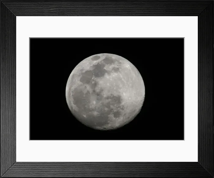 Framed Print : Full moon in black and white. Credit as: Arthur Morris / Jaynes Gallery / Danita Delimont Framed Print : Full moon in black and white. Credit as: Arthur Morris / Jaynes Gallery / Danita Delimont