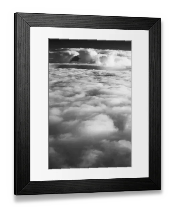 Framed Print : Eerie cloudscape at sunrise