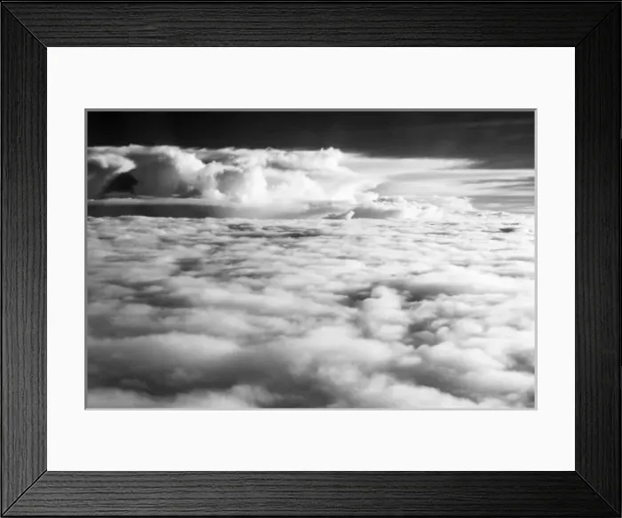 Framed Print : Eerie cloudscape at sunrise