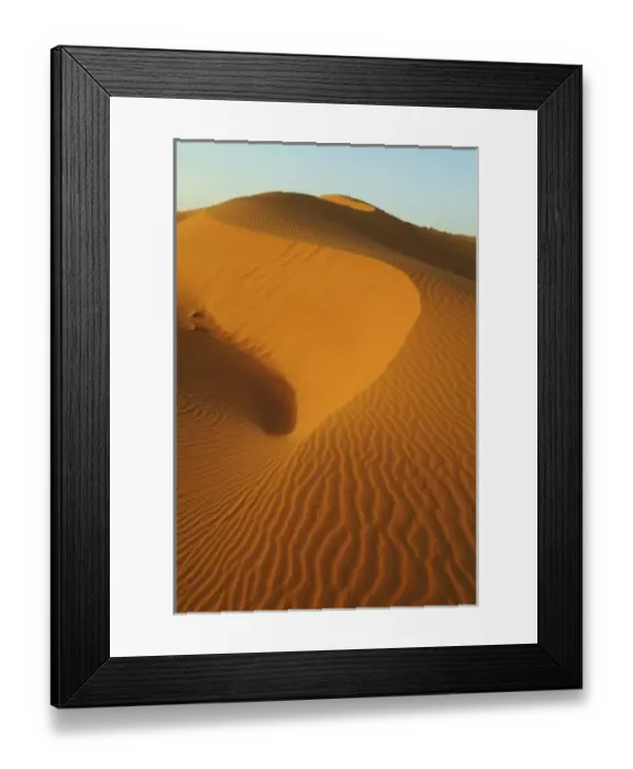Framed Print : Sudan, North (Nubia), dunes in the desert Framed Print : Sudan, North (Nubia), dunes in the desert