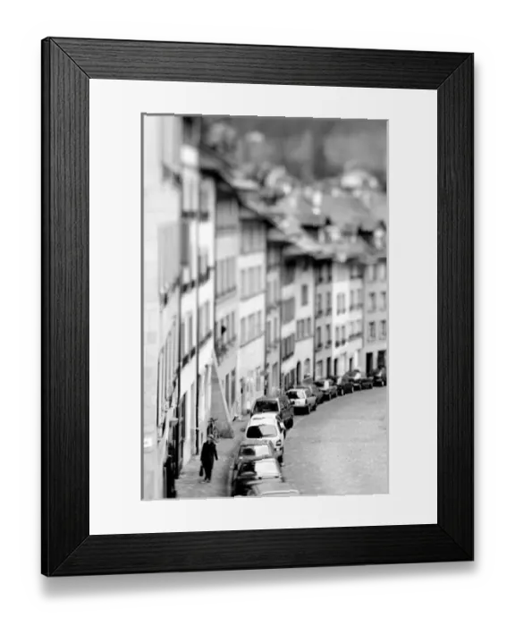 Framed Print : Europe, Switzerland, Bern. Old City buildings