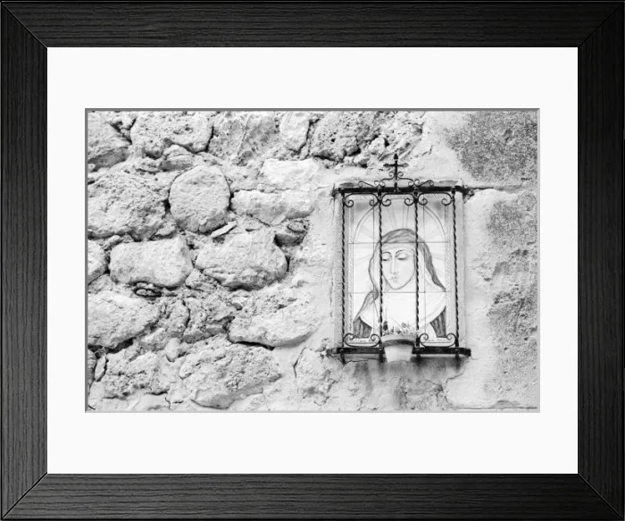Framed Print : Europe, Spain, Mallorca. The Holy Wall, Valldemossa Framed Print : Europe, Spain, Mallorca. The Holy Wall, Valldemossa